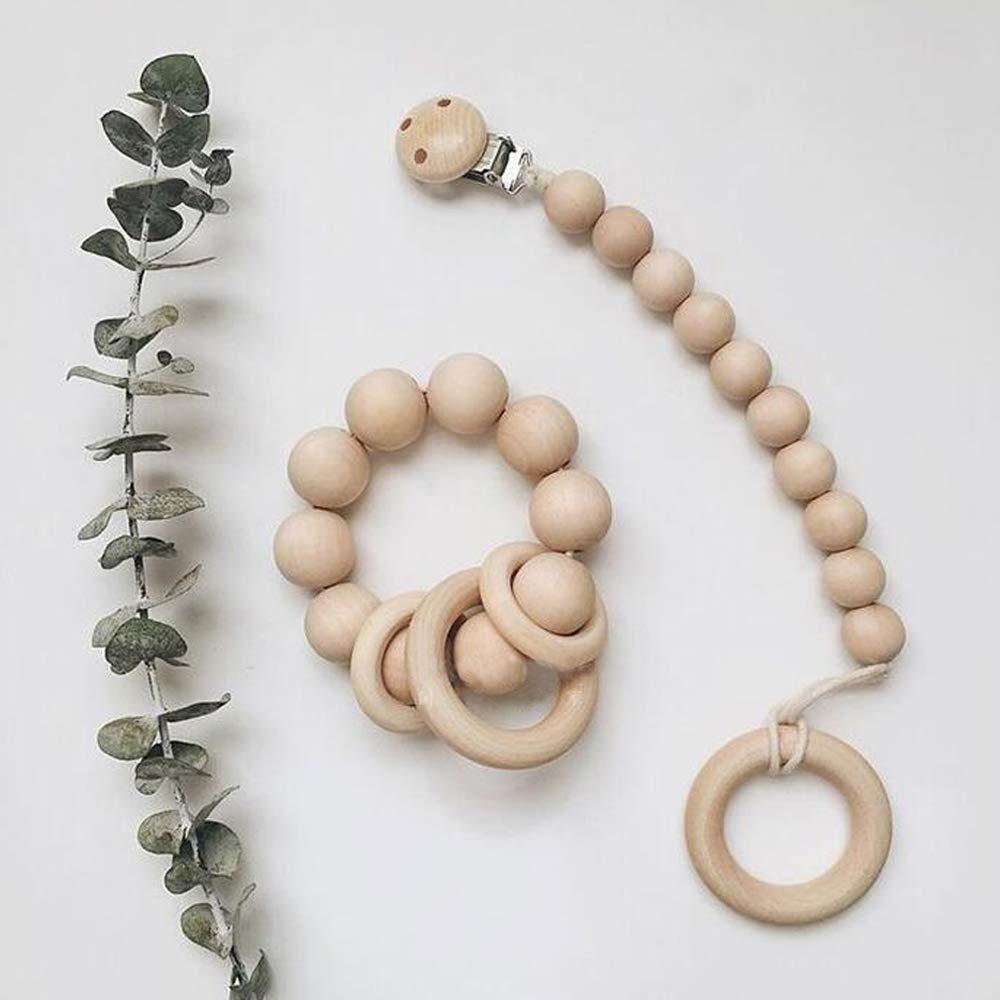 3x 20× Wood Rings Circles Unfinished Wood for Craft, Pendant And Connectors