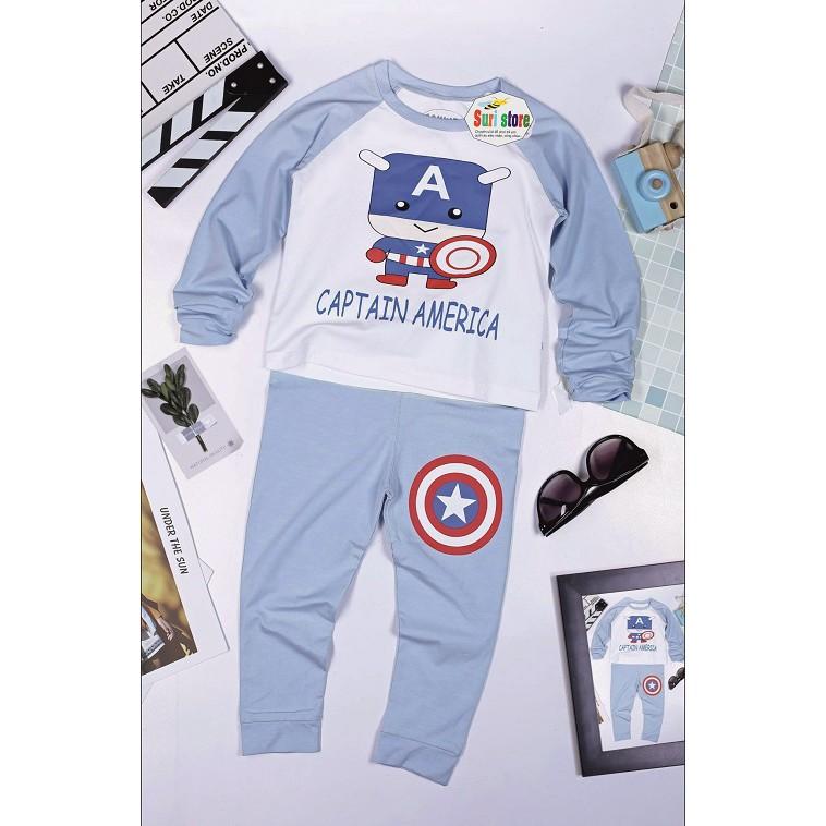 Bộ Thun dài tay hình ChiBi Siêu Nhân