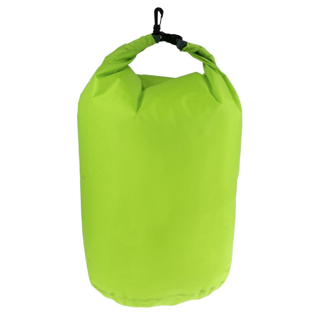 2X Waterproof Pack Sack Camping Rafting Kayak Compression Sack 20L Light Green