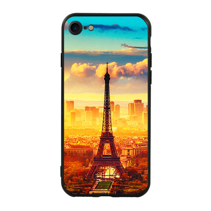 Ốp Lưng Viền TPU Cao Cấp Cho iPhone 7 - Paris 01