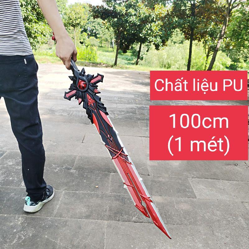 (Có Sẵn) Mô hình Genshin Impact - Đường cùng của sói bằng PU dài 100cm