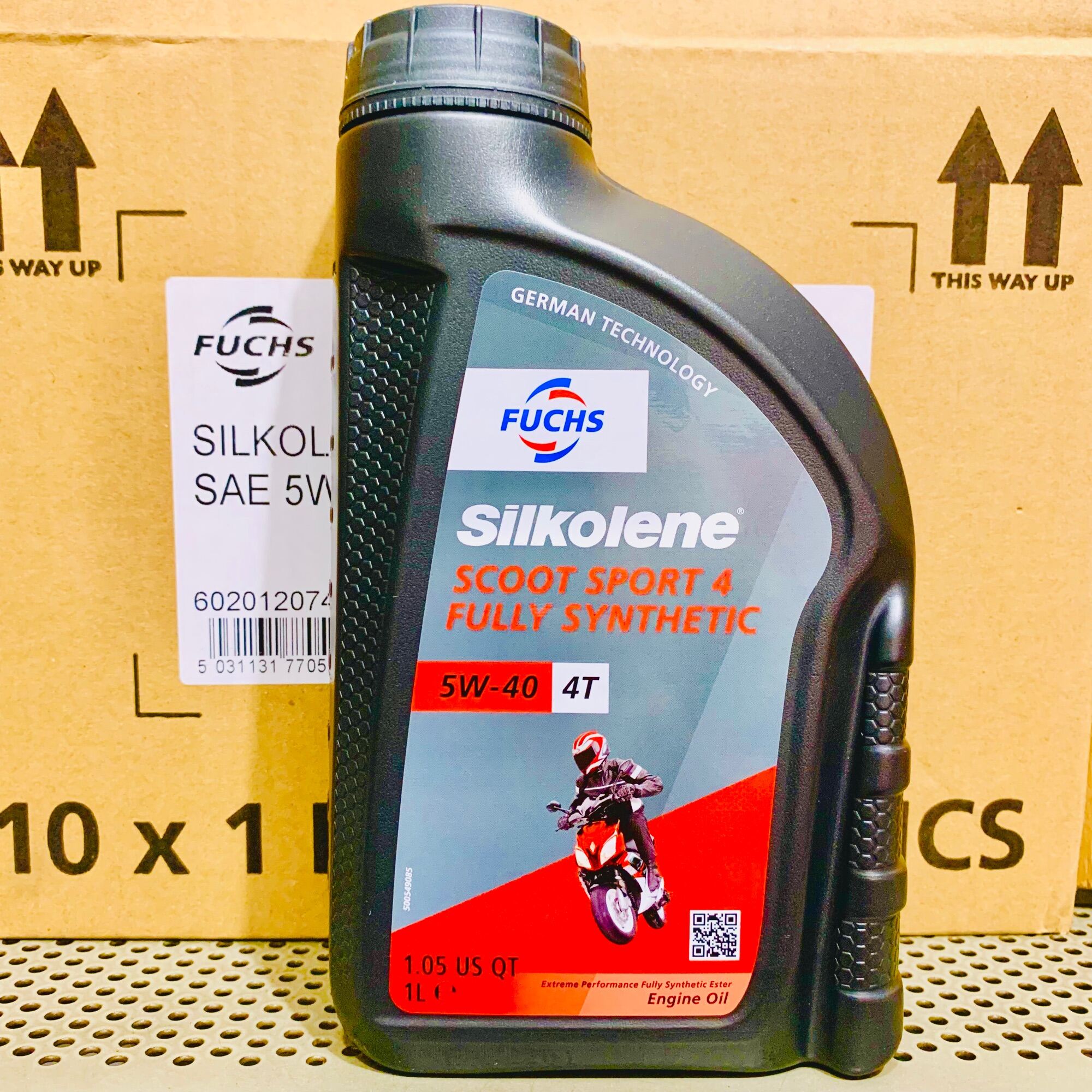 Nhớt Fuchs Silkolene Scoot Sport 4 5W40 cho xe ga (390001)