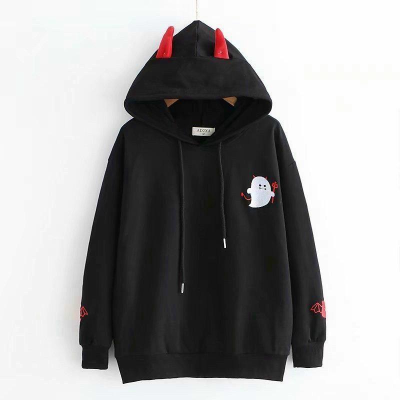 Áo Hoodie Nỉ NAM NỮ NỈ SIÊU HOT In hình Ma siêu xinh , dễ thương MC83
