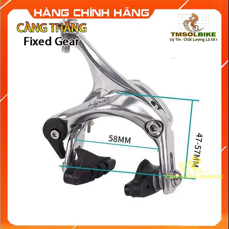 Bộ Càng Thắng Nhôm Xe Đạp Fixed Gear, Xe Đạp Cuộc