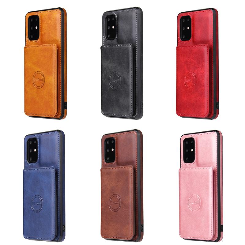 Ốp lưng điện thoại có ngăn đựng thẻ dành cho Samsung Note20 S20 FE Ultra Note10 S10 Plus
