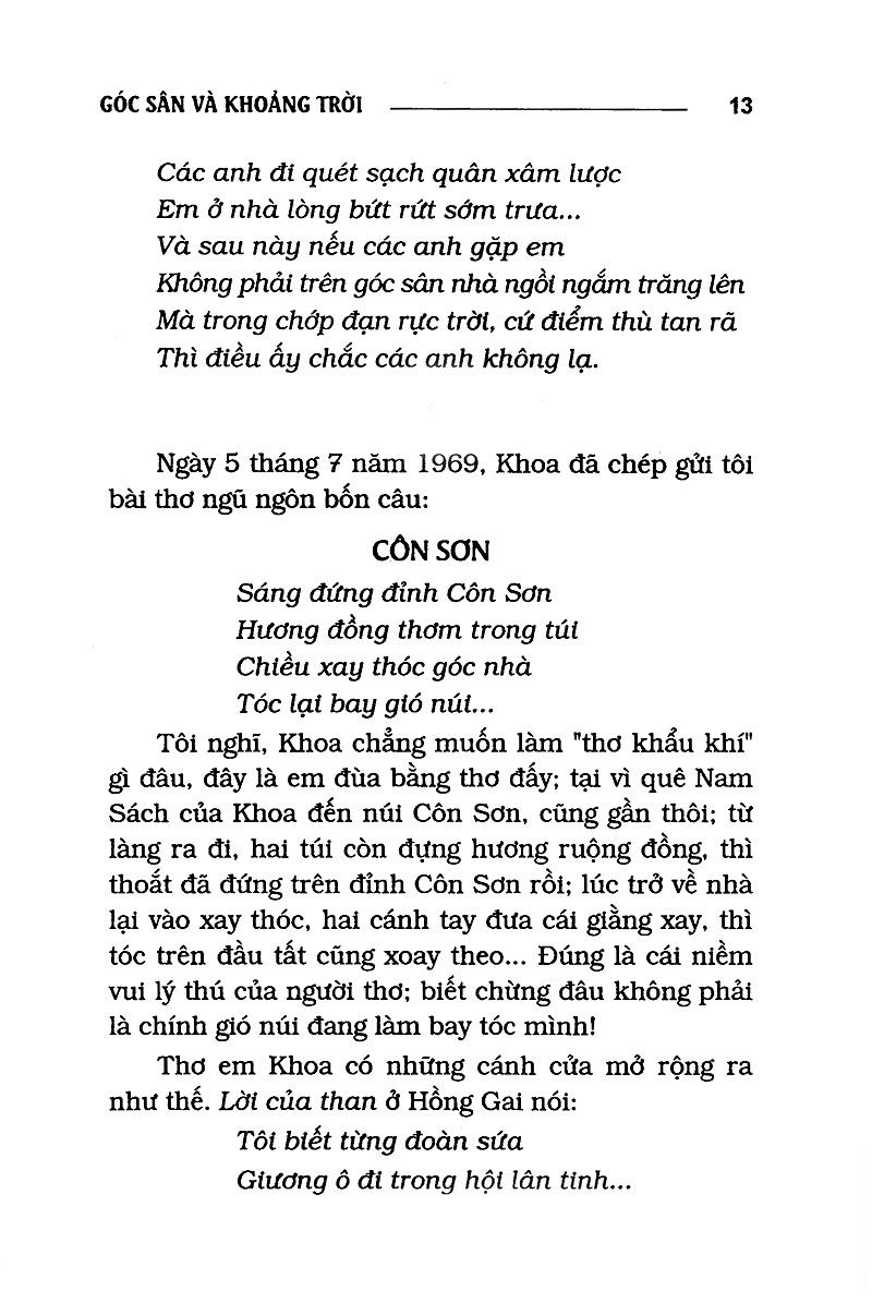Góc Sân Và Khoảng Trời (Tái Bản)