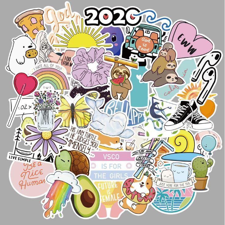 Sticker dán cao cấp CHỦ ĐỀ CUỘC SỐNG Cực COOL ms#106