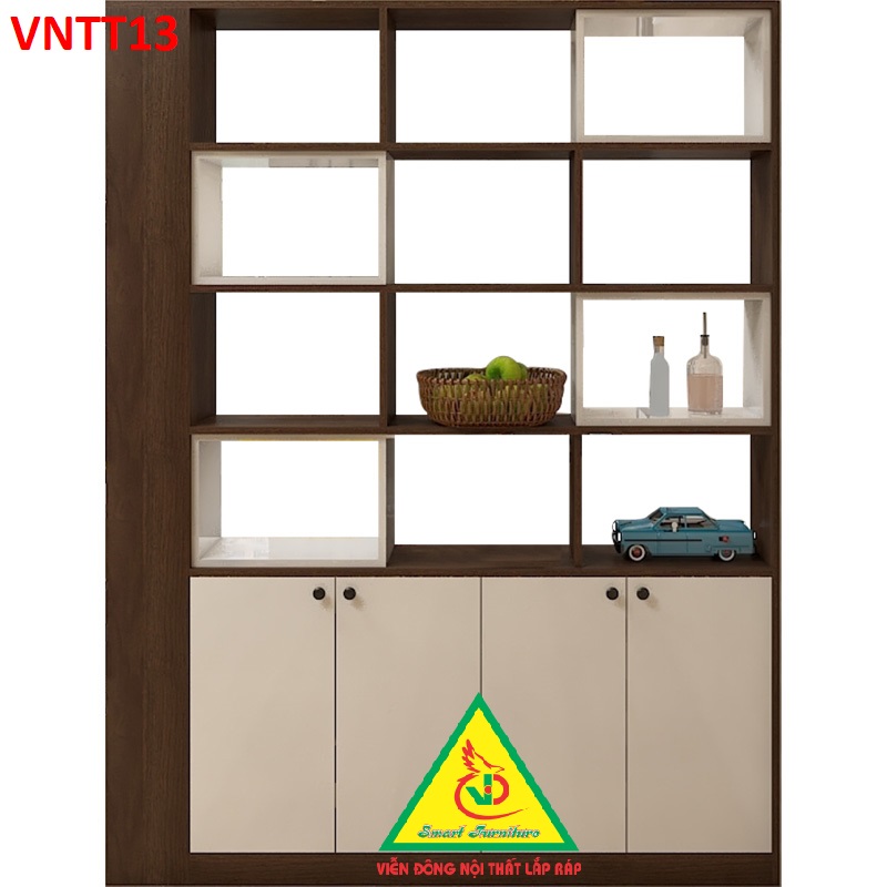TỦ KỆ TRANG TRÍ KIÊM VÁCH NGĂN VNTT13 - Nội thất lắp ráp Viendong Adv