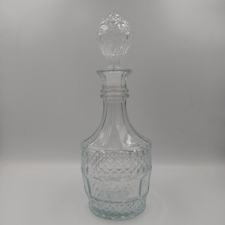 Bình thủy tinh dáng trụ tròn trong suốt dung tích 750ml