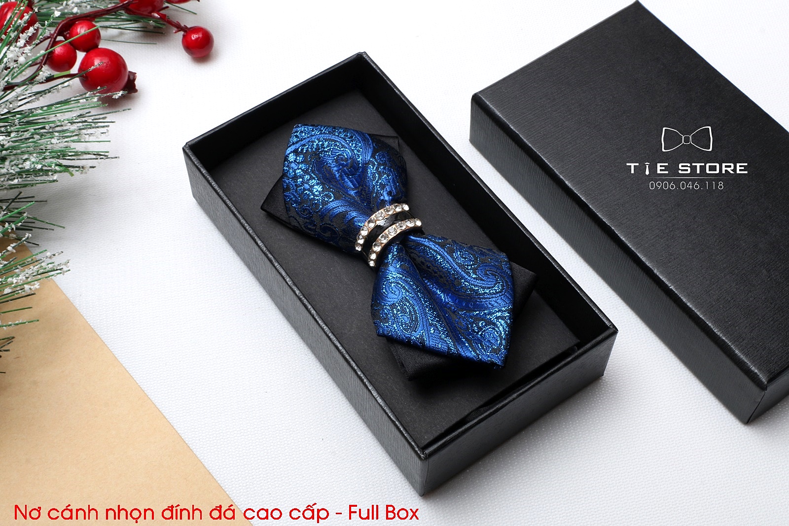 Nơ Đeo Cổ Nam - Nơ Cánh Nhọn