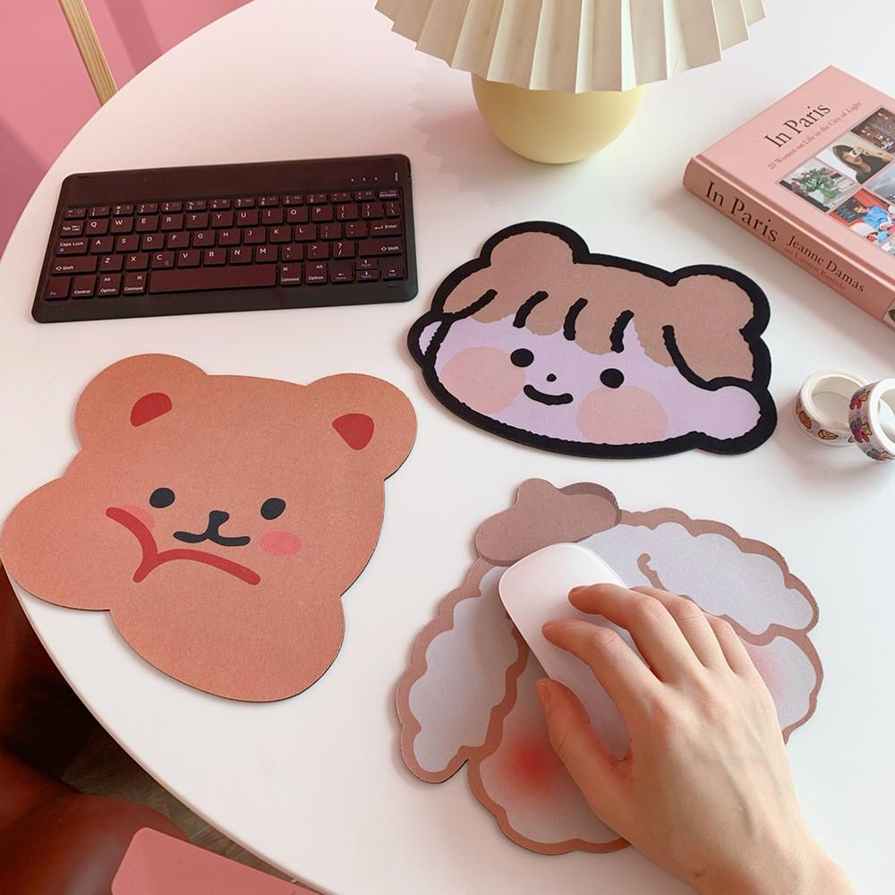 Miếng lót chuột gaming hoạt hình cute cao su cỡ lớn kích thước 21cm, tấm pad chuột máy tính, đế bàn lót chuột rẻ Sagopy