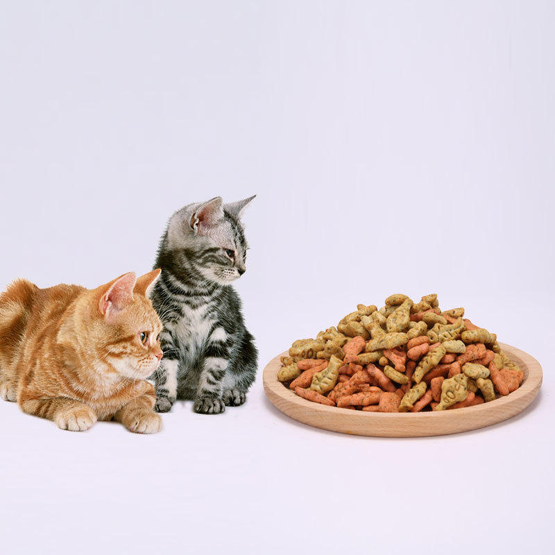 Bánh Thưởng Cho Mèo Viên Hình Con Cá Cat Snack Pack Yaho 80g