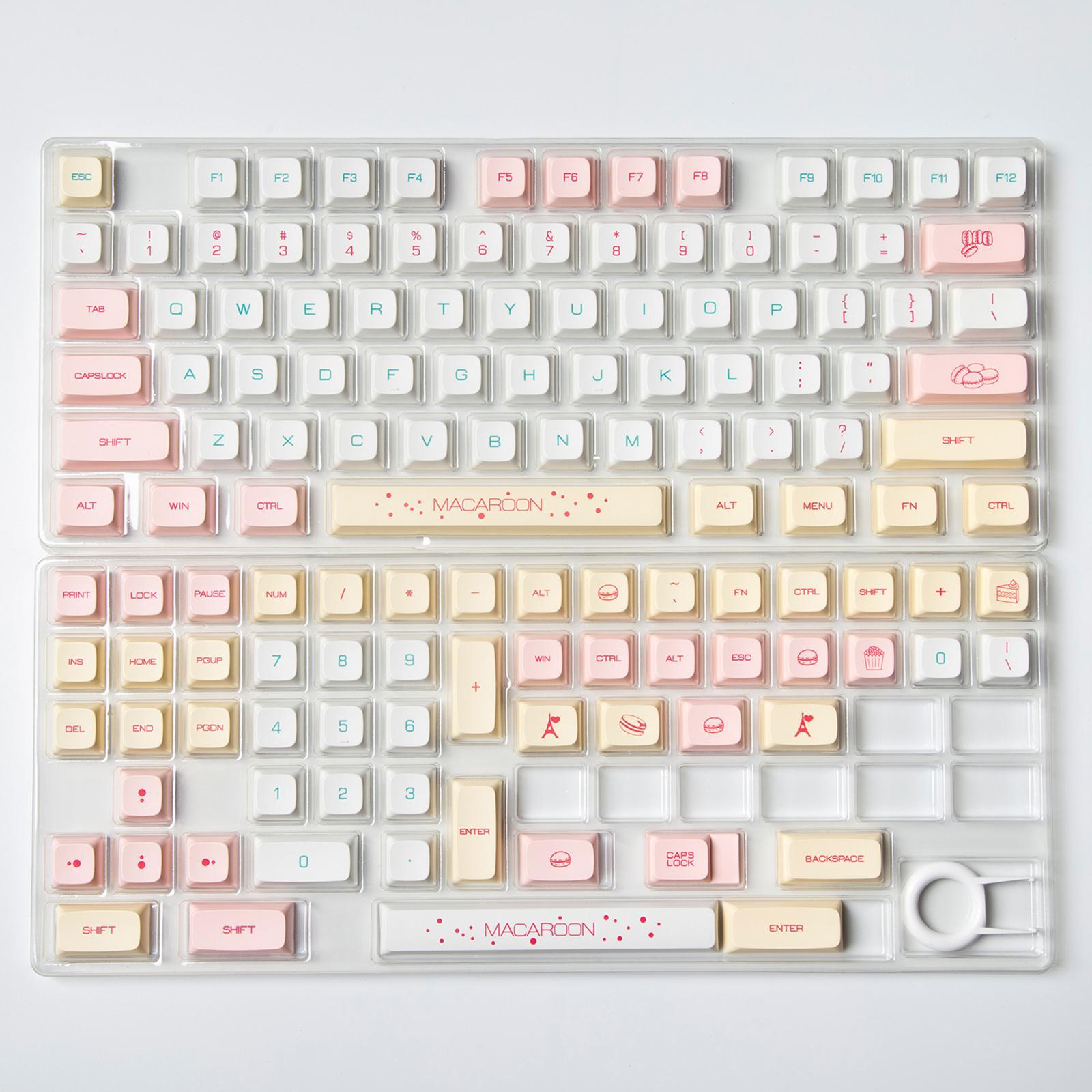 PBT 131 Keys Kits Universal DIY Custom for Box Mechanical Keyboard