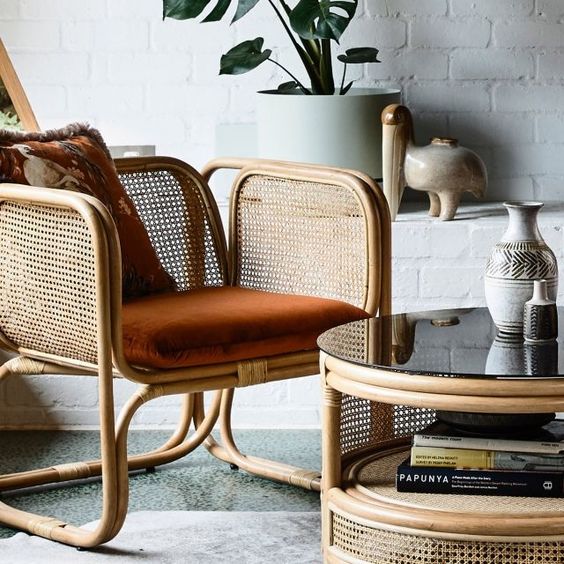 Ghế Tựa Mây Cao Cấp, Thiết Kế Tối Giản- Rattan Chair With Minimalism Style- CH0069