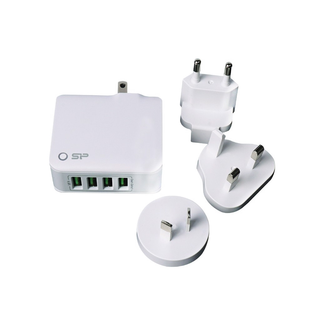 Cóc sạc boost charger WC104PG 4 cổng USB Silicon Power – Hàng Chính Hãng
