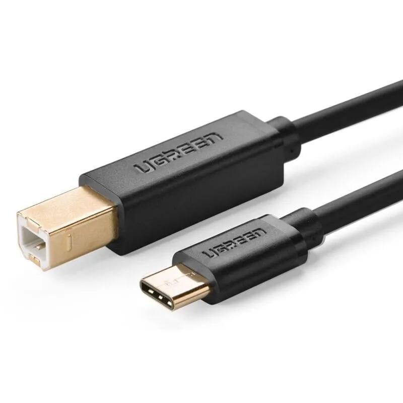 Ugreen UG30179US152TK 1M màu đenDây USB Type-C sang USB 2.0 đầu mạ vàng - HÀNG CHÍNH HÃNG