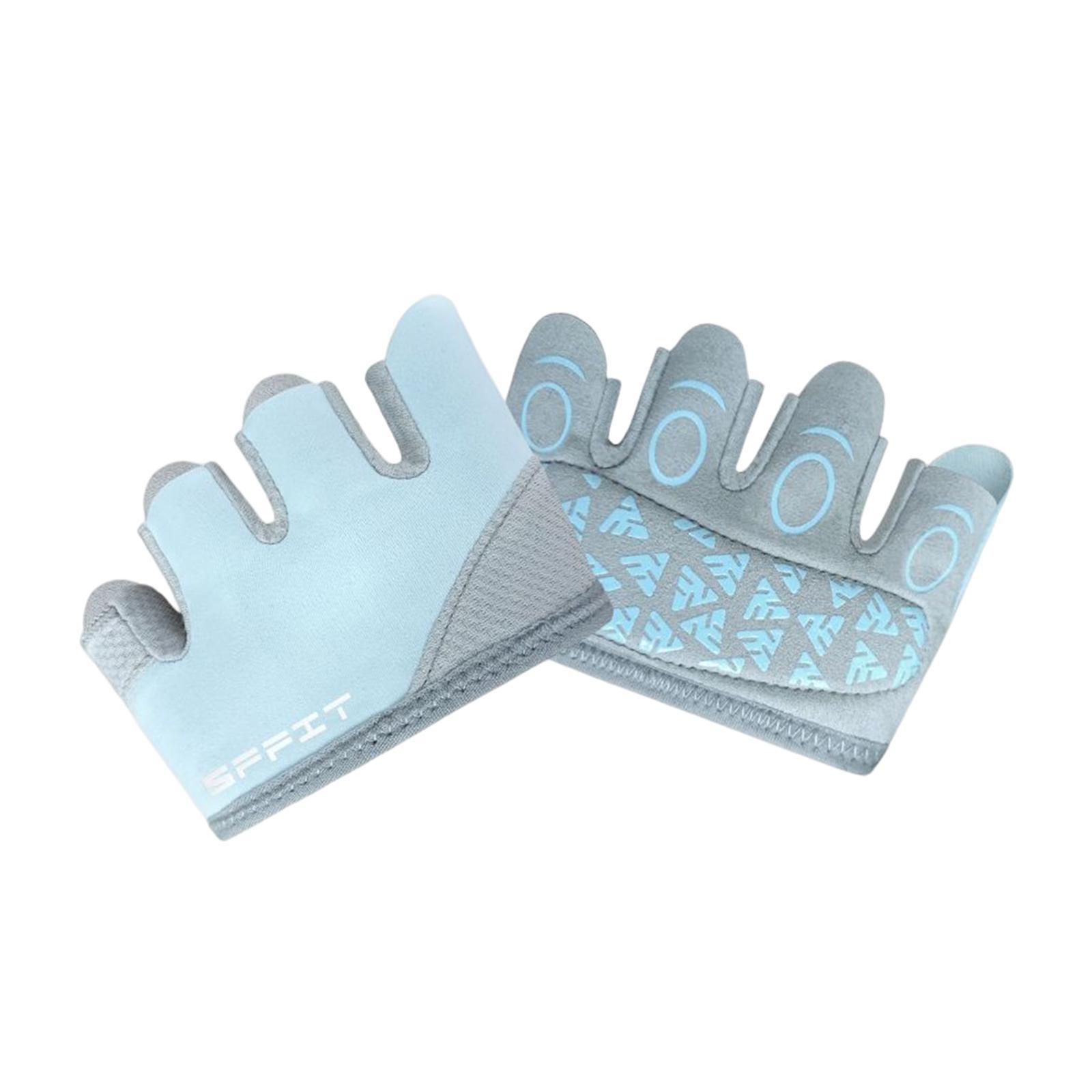 2Pcs Workout Gloves Women Half Finger Gloves Yoga Gloves Anti Slip for Exercise Fitness