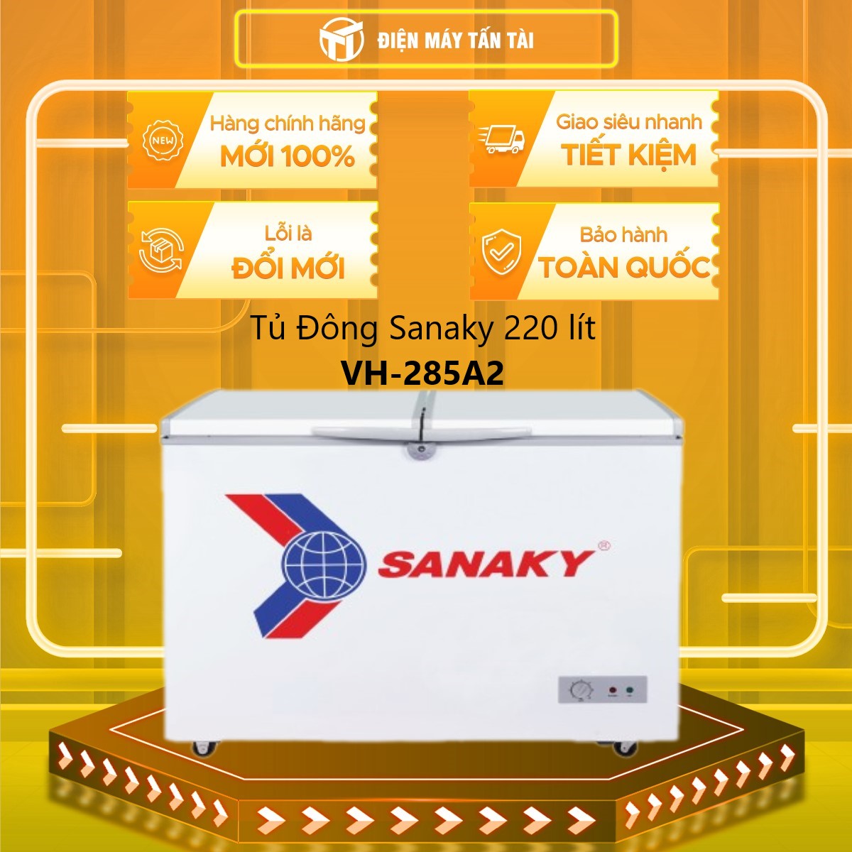 Tủ Đông Sanaky VH-285A2 (280L) - Hàng Chính Hãng