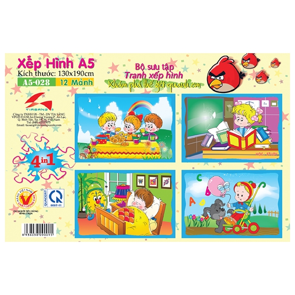 Xếp Hình A5 - Bé Yêu A5-028