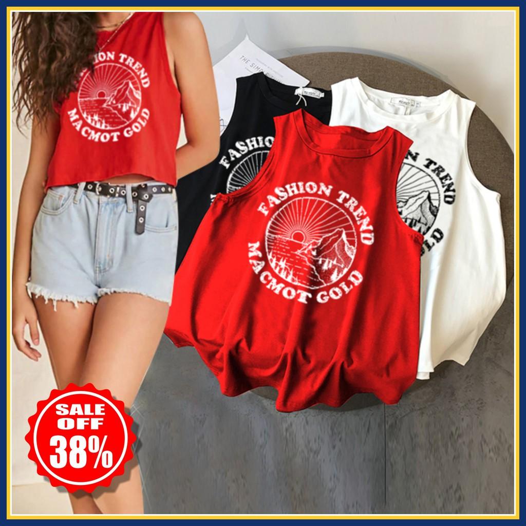 CB AP44 - Giảm giá siêu hot. Combo 3 áo thun nữ sát nách thời trang, làm đồ đi chơi, đồ mặc nhà, đồ đi ngủ. Macmot