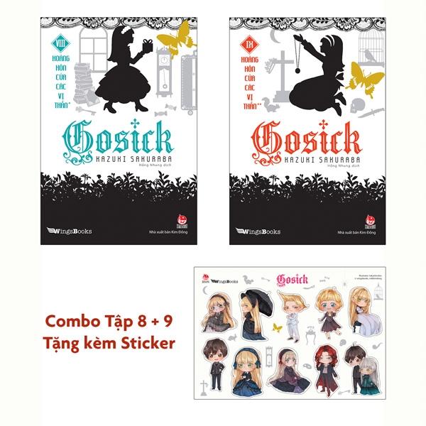 Bộ Gosick - Tập 8 + 9 - Tặng Kèm 2 Bookmark + 01 Sticker