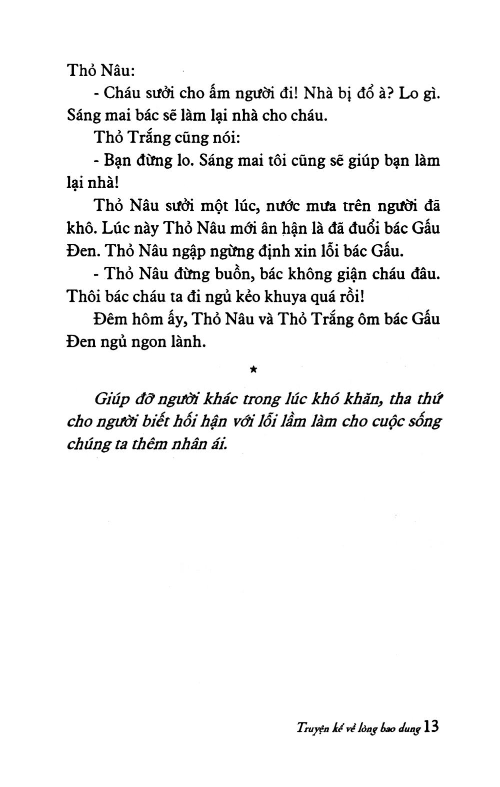 Truyện Kể Về Lòng Bao Dung (Tái Bản)
