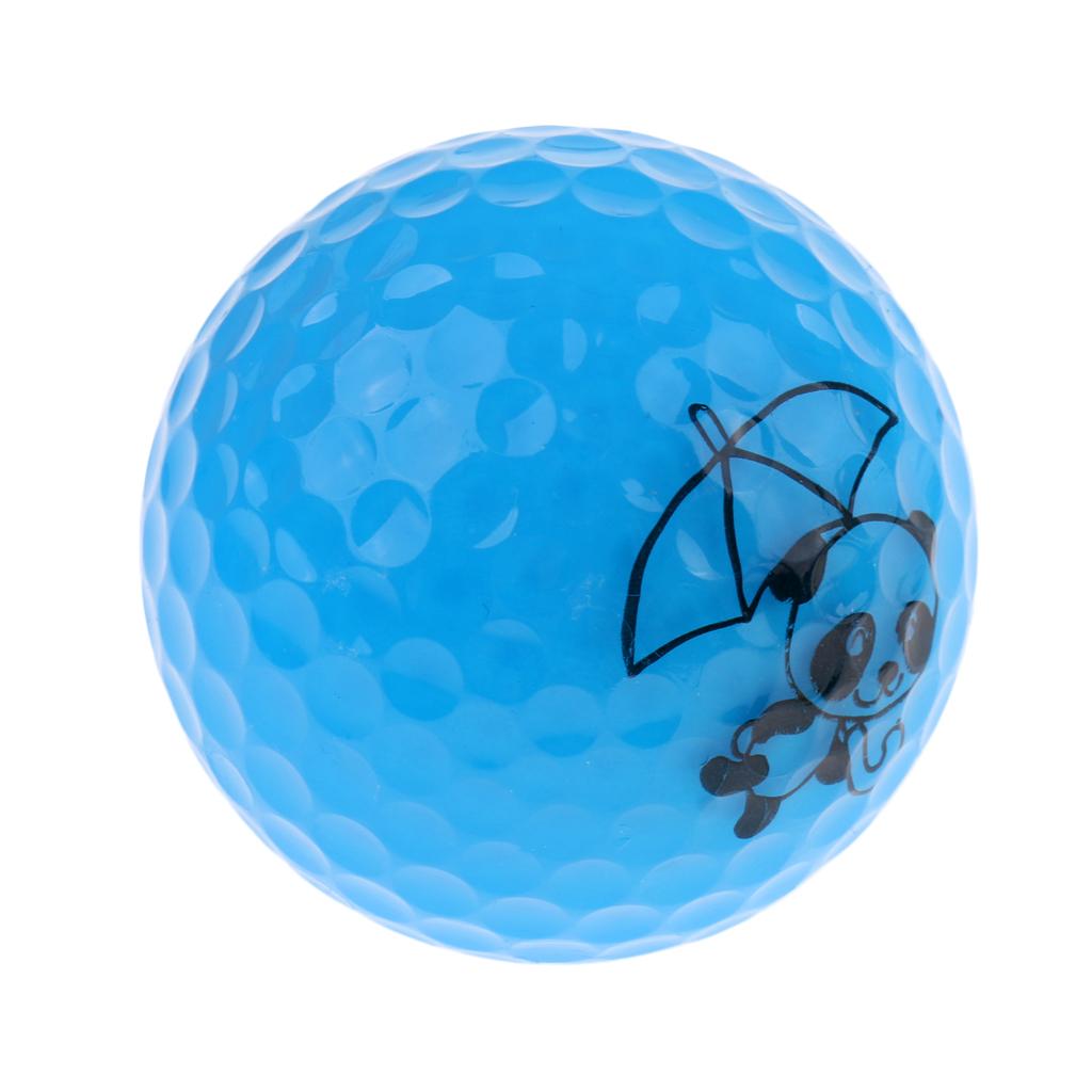 Golf Driving Range Practice Ball Double Layer Golf Ball Cute Panda