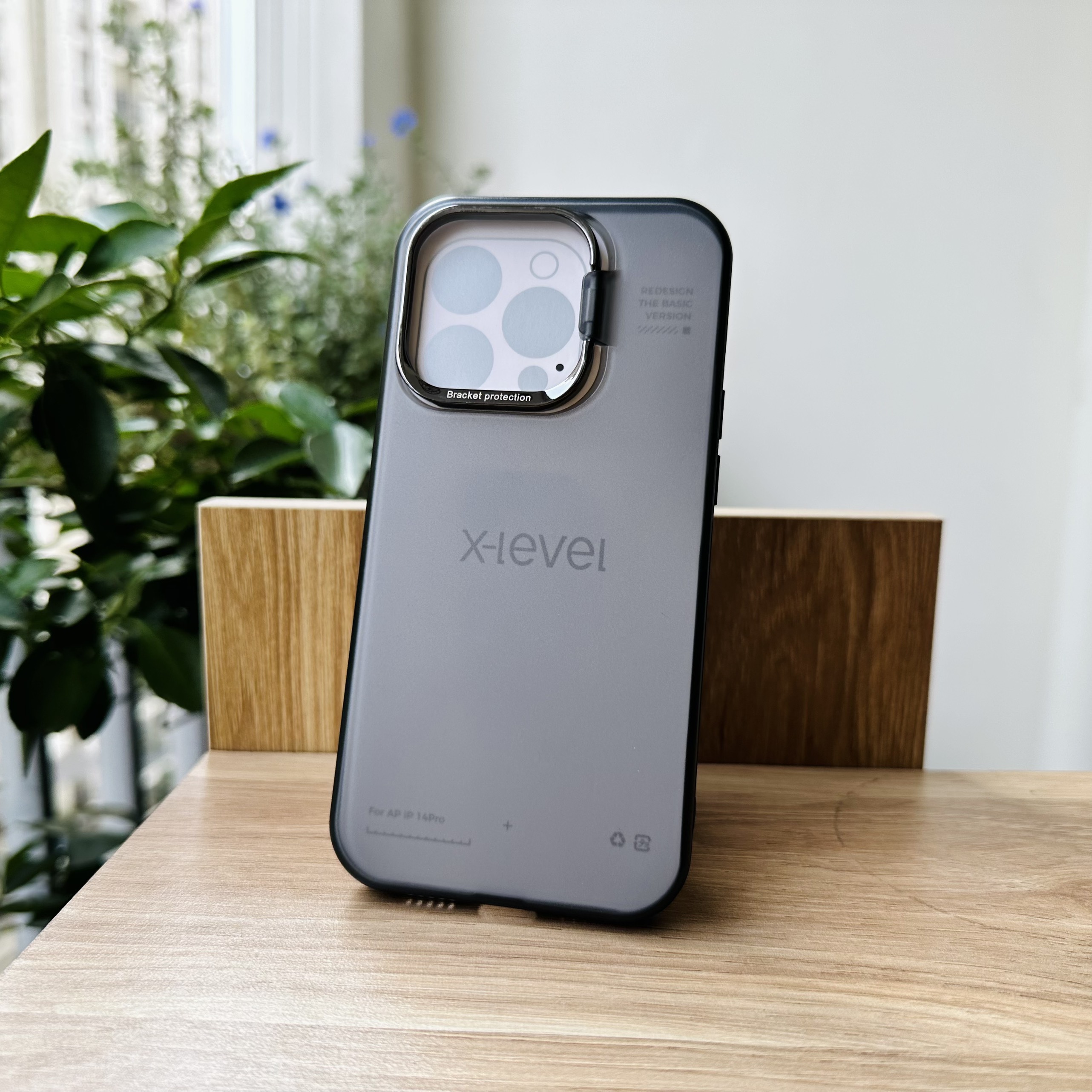 Ốp lưng dành cho iPhone 14 Pro X-level Impression Stand- Hàng chính hãng