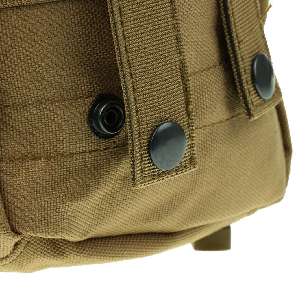 2 Pieces Brown + Army Green MOLLE EMT Pouch Medic First Aid IFAK Blowout Utility Pouch Hunting Outdoor Emergency