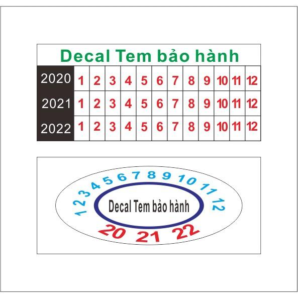 Decal Niêm Phong A4