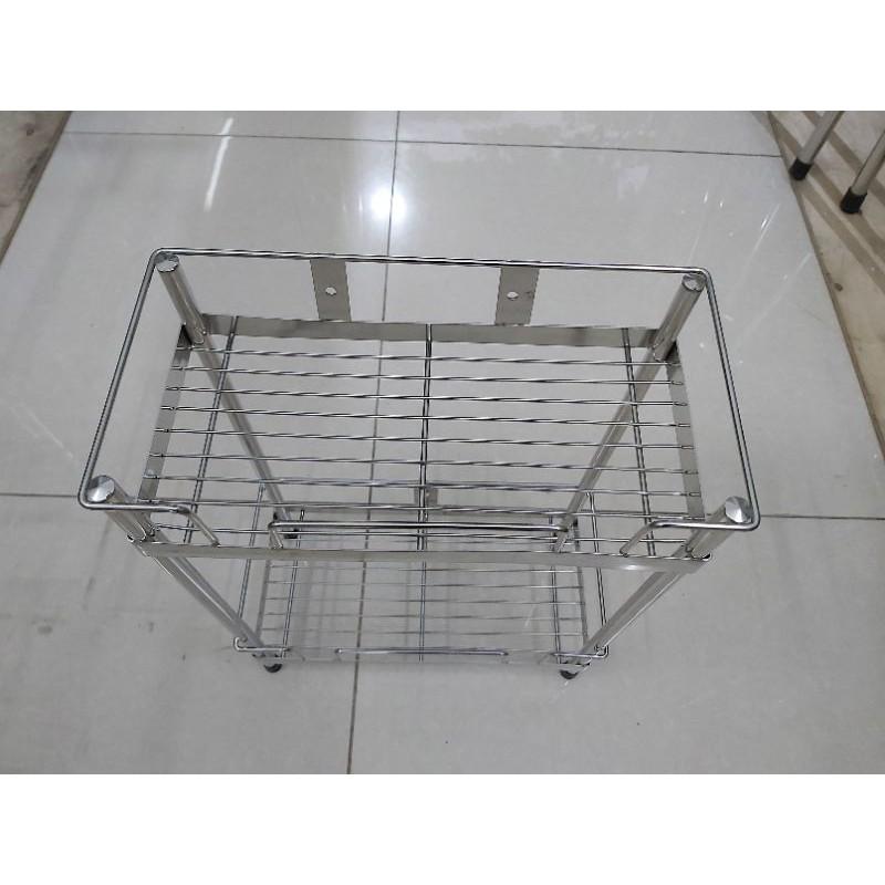 Kệ gia vị 2 tầng sus 304