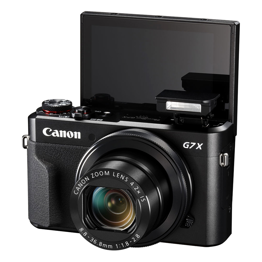 Máy Ảnh Canon Powershot G7X Mark II - Đen (Tặng Kèm Thẻ Nhớ Và Túi Đựng Máy Ảnh) - Hàng Chính Hãng