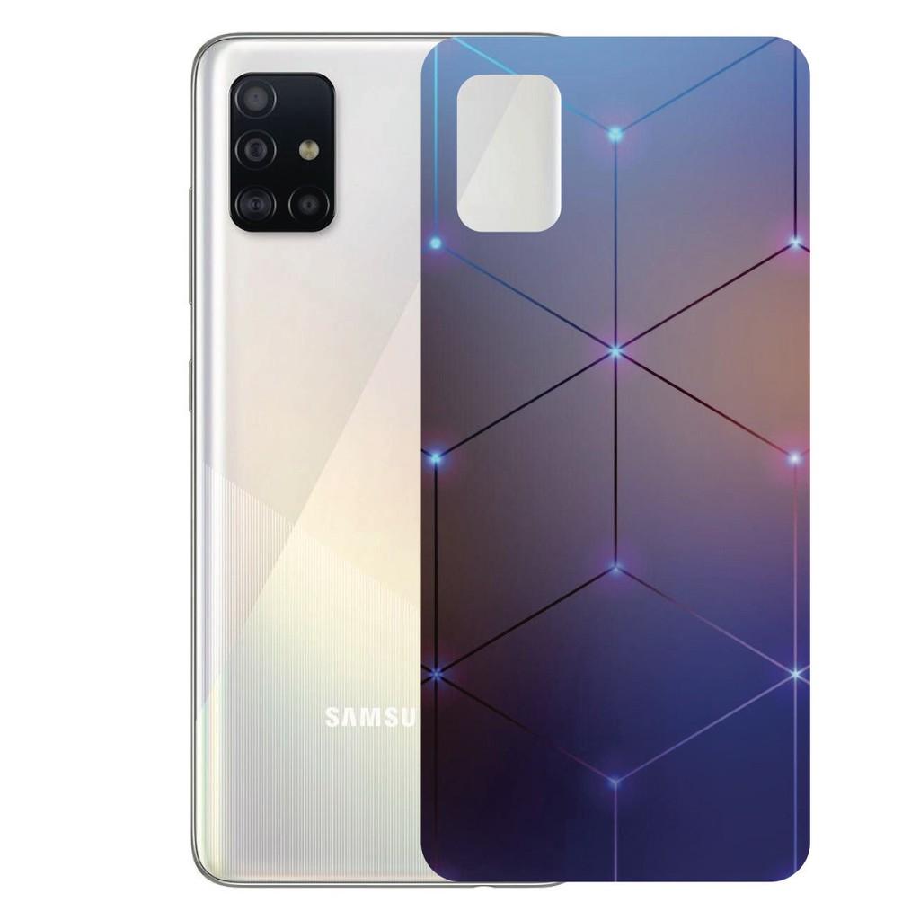 Miếng Dán Skin 3D mặt lưng dành cho điện thoại Samsung A71 / A51 / A31 / A21s tránh trầy xước, hình ảnh 3D