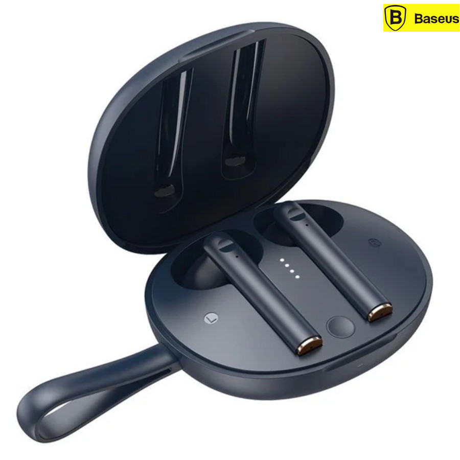 Tai nghe True Wireless Baseus Encok True Wireless Earphones W05 (Bluetooth 5.0, 4h sử dụng liên tục, cảm biến tiệm cận) LV911-WL [Hàng Chính Hãng]