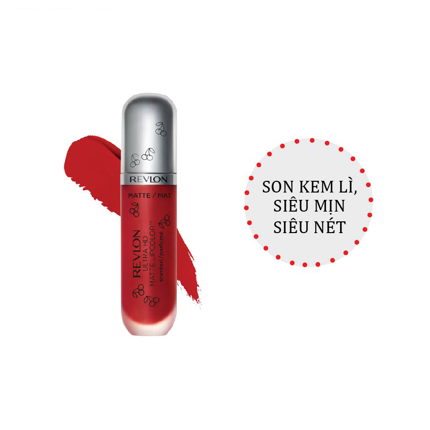 Son kem dạng lì Revlon Ultra HD Matte Lipcolor 5.9ml