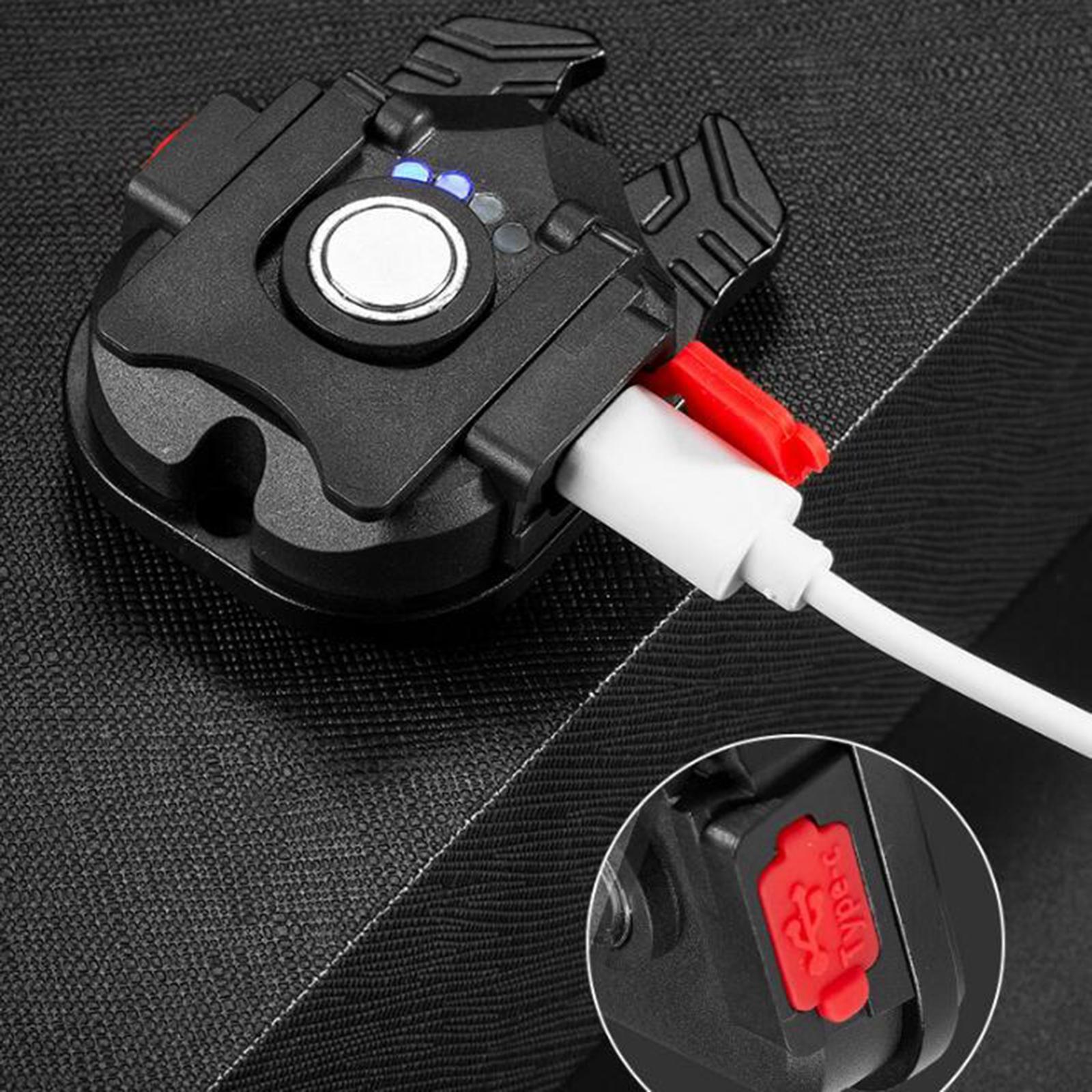 Portable LED Flashlight Keychain Rechargeable COB Bottle Opener Folded for Kids Hiking