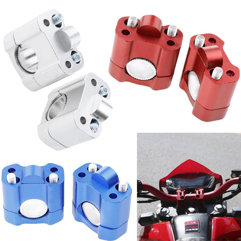 Motorcycle Handlebar Riser Mounting Clamp Adapter