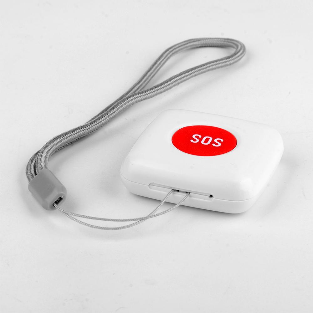 Tuya Zigbee Wireless Remote Call Button SOS/Emergency Button Caregiver Pager for Bed/Chair/Floor Mat Fall Alarm Patient Elderly Disabled Press for Help Caregiver/Nurse Alert System Work with Tuya Zigbee Hub