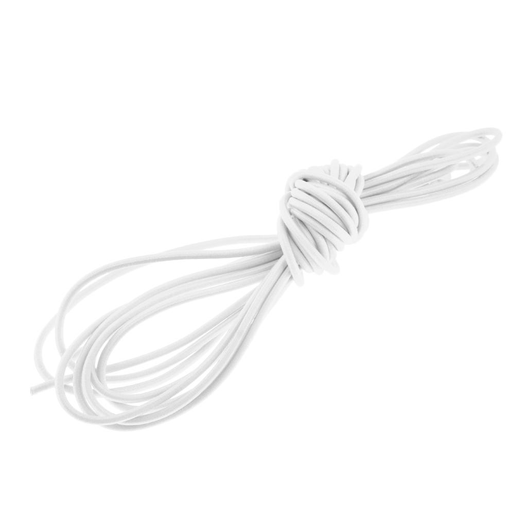 3mm Strong Elastic Round Bungee Rope Shock Cord Tie Down Boats Trailers Roof Rack 100m 50m 30m 20m 10m 5m 2m 1m 0.5m - Various Colors
