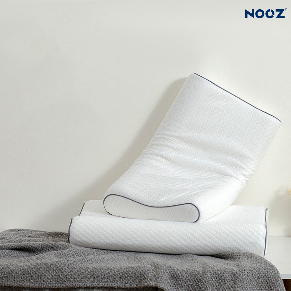 Gối ngủ Memory Foam Contour NOOZ Home Goods ruột cao su non, gối chống trào ngược người lớn nằm