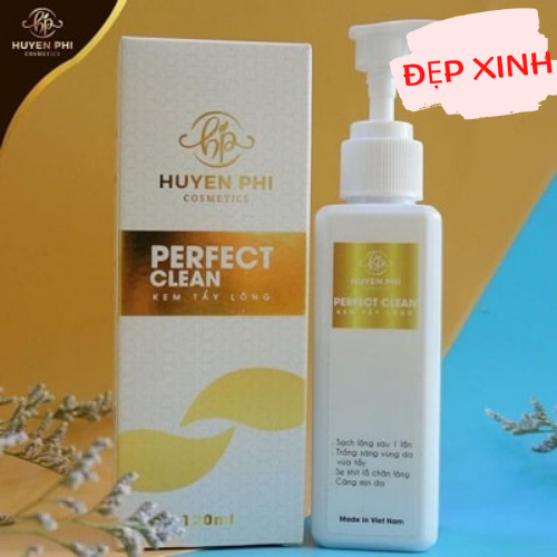 PERFECT CLEAN SERUM Kem Tẩy Lông Huyền Phi Triệt Tận Gốc Lông Tay Chân Bụng Bikini