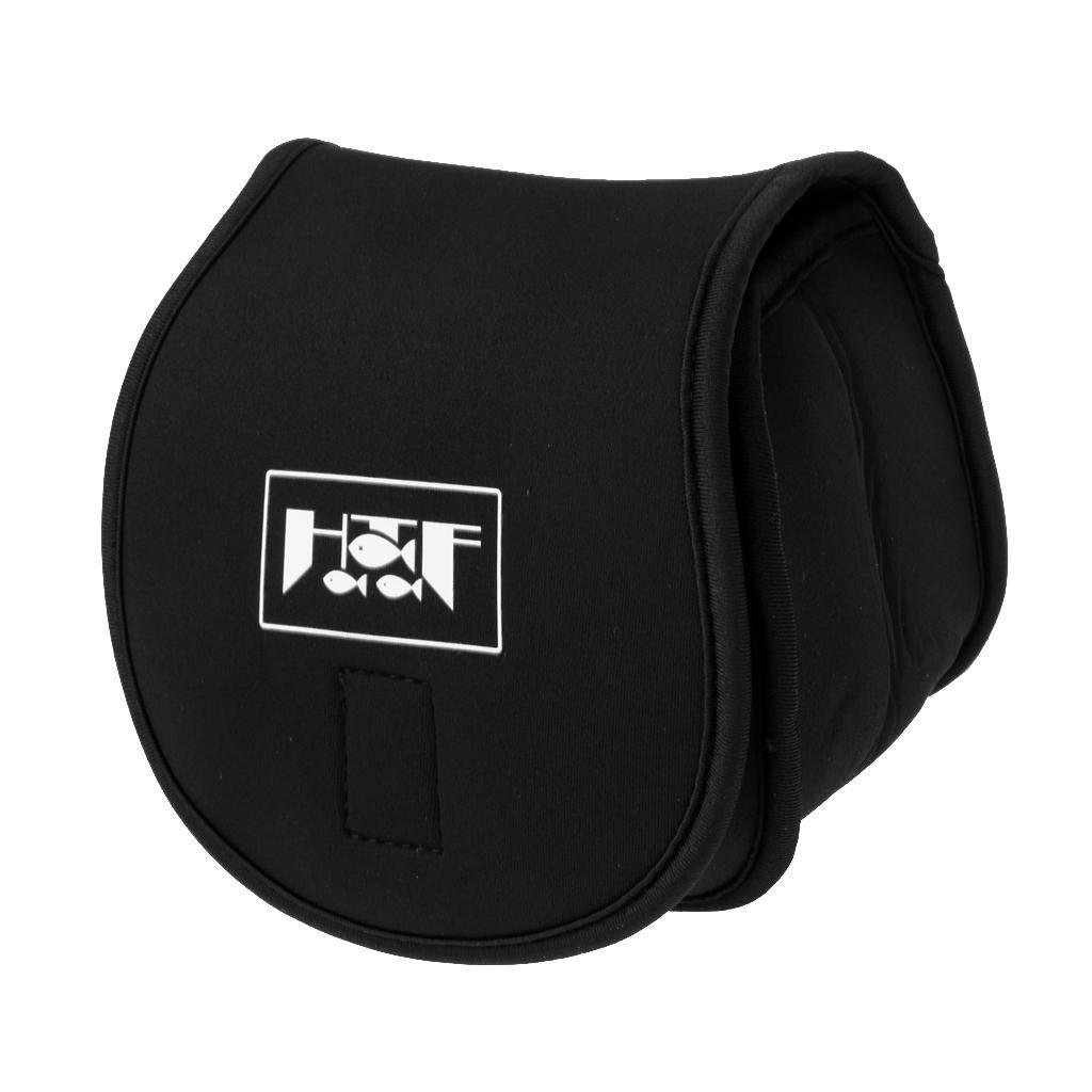 4x Neoprene Spinning Reel Pouch Fishing Reel Bag Wheel Protective Case M XL