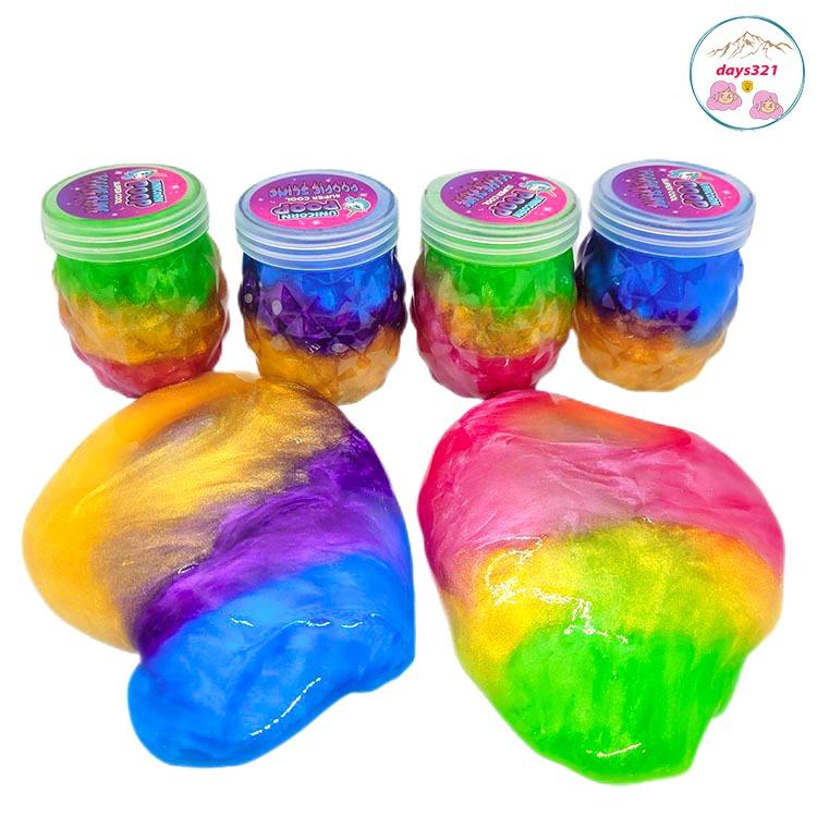 Slime HỘP HÌNH DỨA GALAXY mix 3 màu cực đẹp thiết kế độc đáo ấn tượng Đồ chơi Slam Gudetama