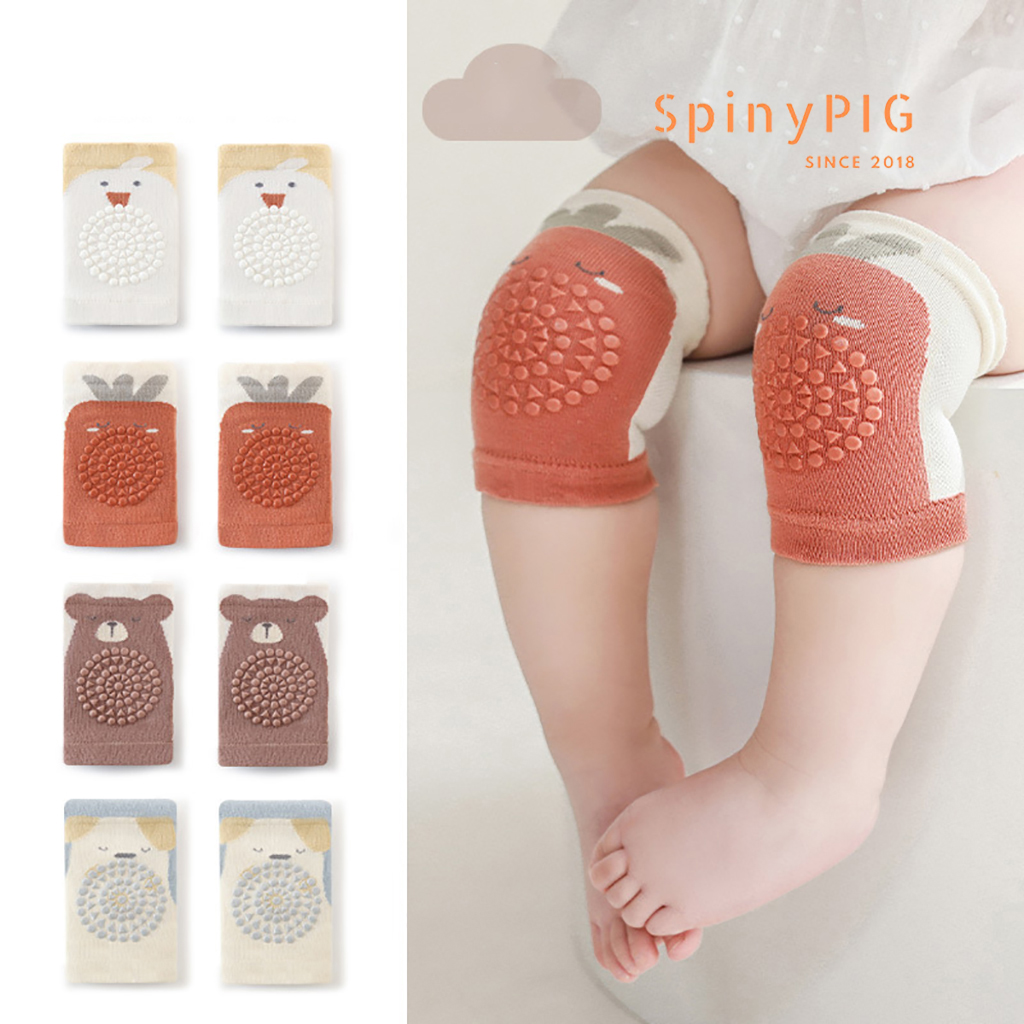 Tất bảo vệ đầu gối cho bé tập bò tập đi chống trượt chất liệu cotton mềm mại hàng loại dày