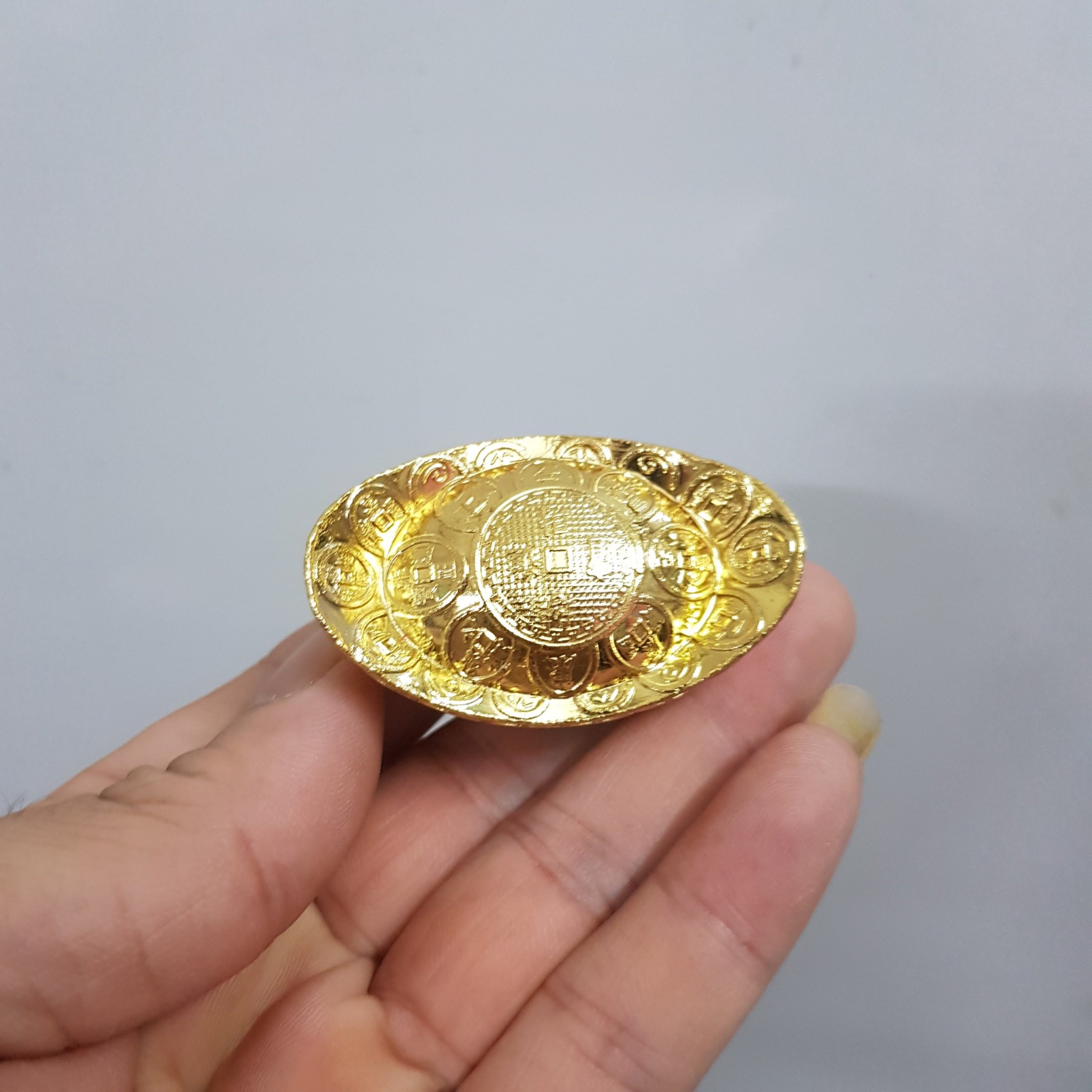 Thỏi vàng bằng đồng vàng kt 5x3cm