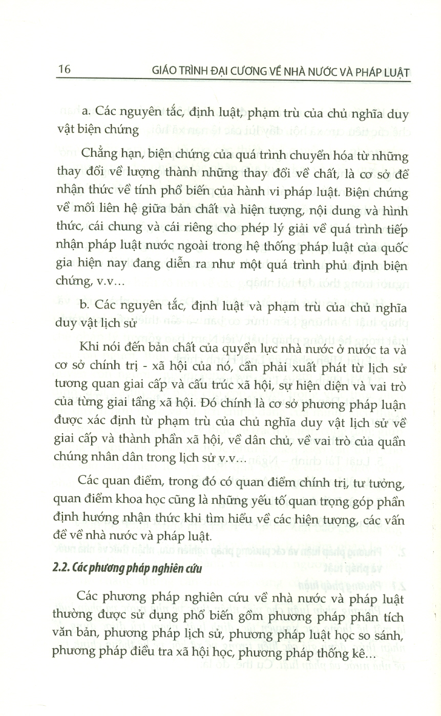 Sách - Giáo trình Đại cương về nhà nước và pháp luật (Tái bản lần thứ nhất)