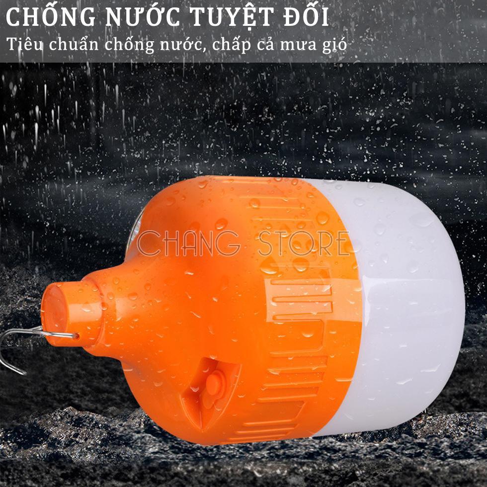 Đèn bulb tích điện 40W tiết kiệm năng lượng, chống nước + kèm sạc điện thông minh