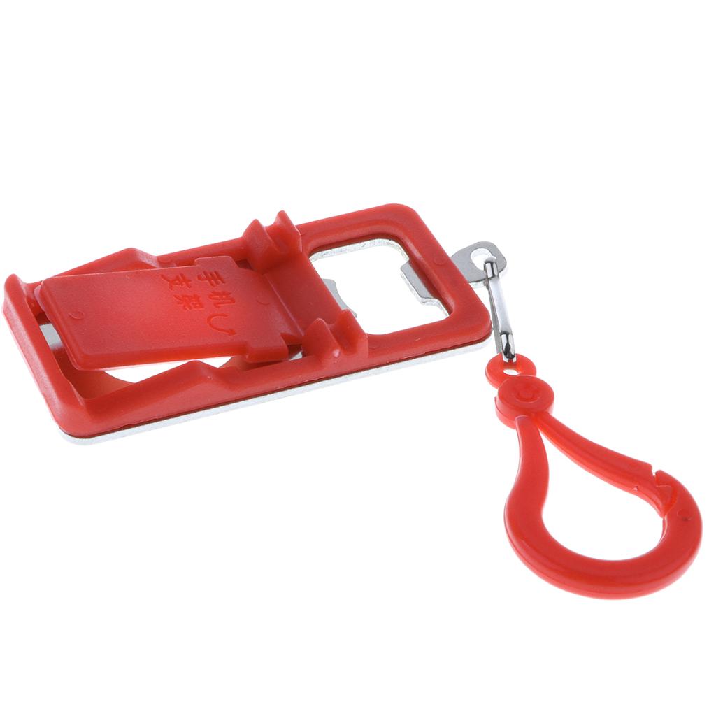 Bottle Opener Bracket Phone Stand Desk Mobile Phone Mount Holder red
