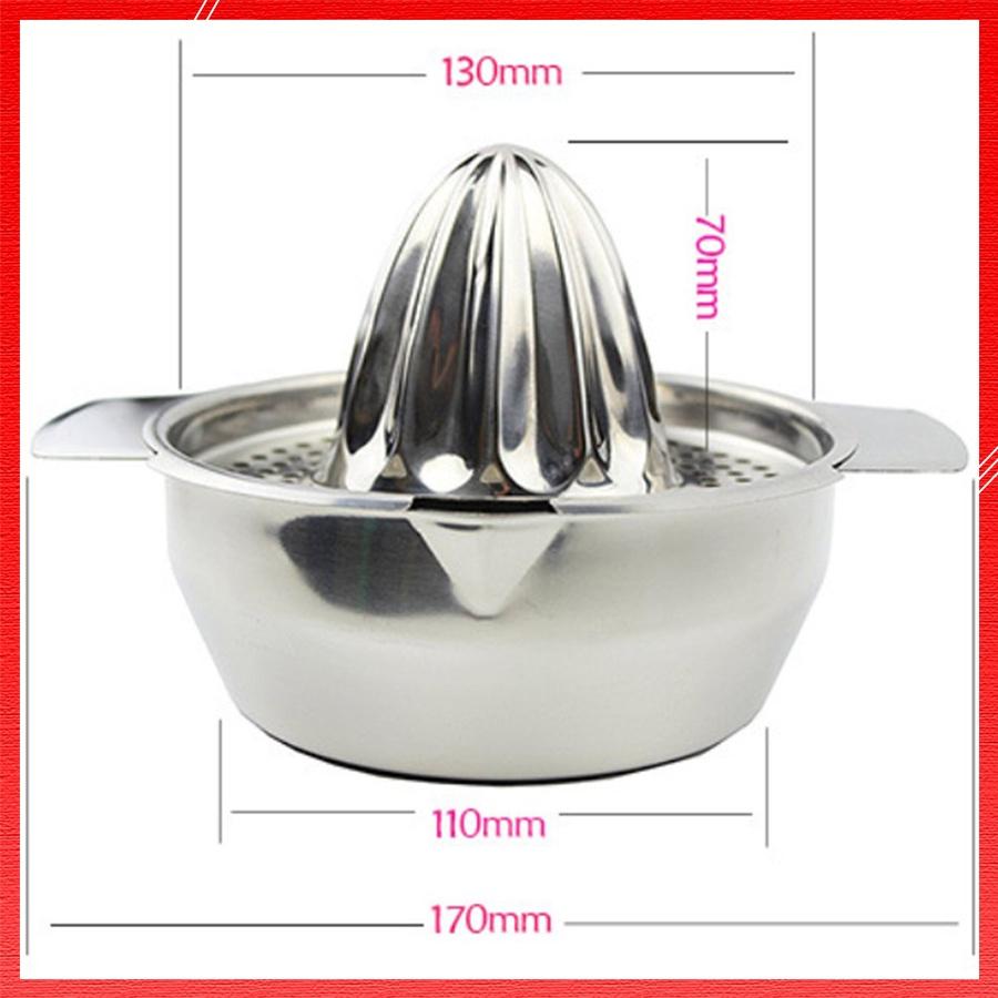 Dụng Cụ Vắt Cam Inox Thiết Kế Nhỏ Gọn Có Quai Cầm Tiện Lợi Dễ Dàng Vệ Sinh Khi Sử Dụng Dung Tích 200 ML