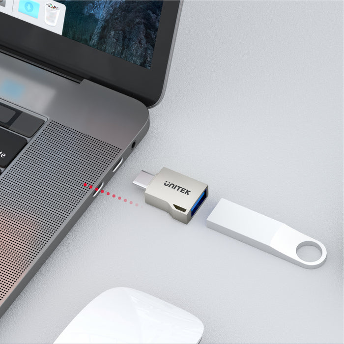 Đầu đổi OTG Type-C sang USB OTG UNITEK A1025GNI - Hàng chính hãng